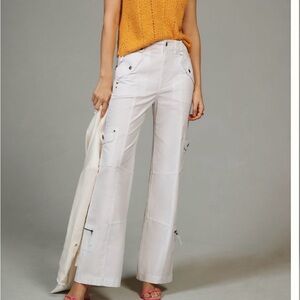 Marrakech Rylee White Cargo Pant from Anthropologie